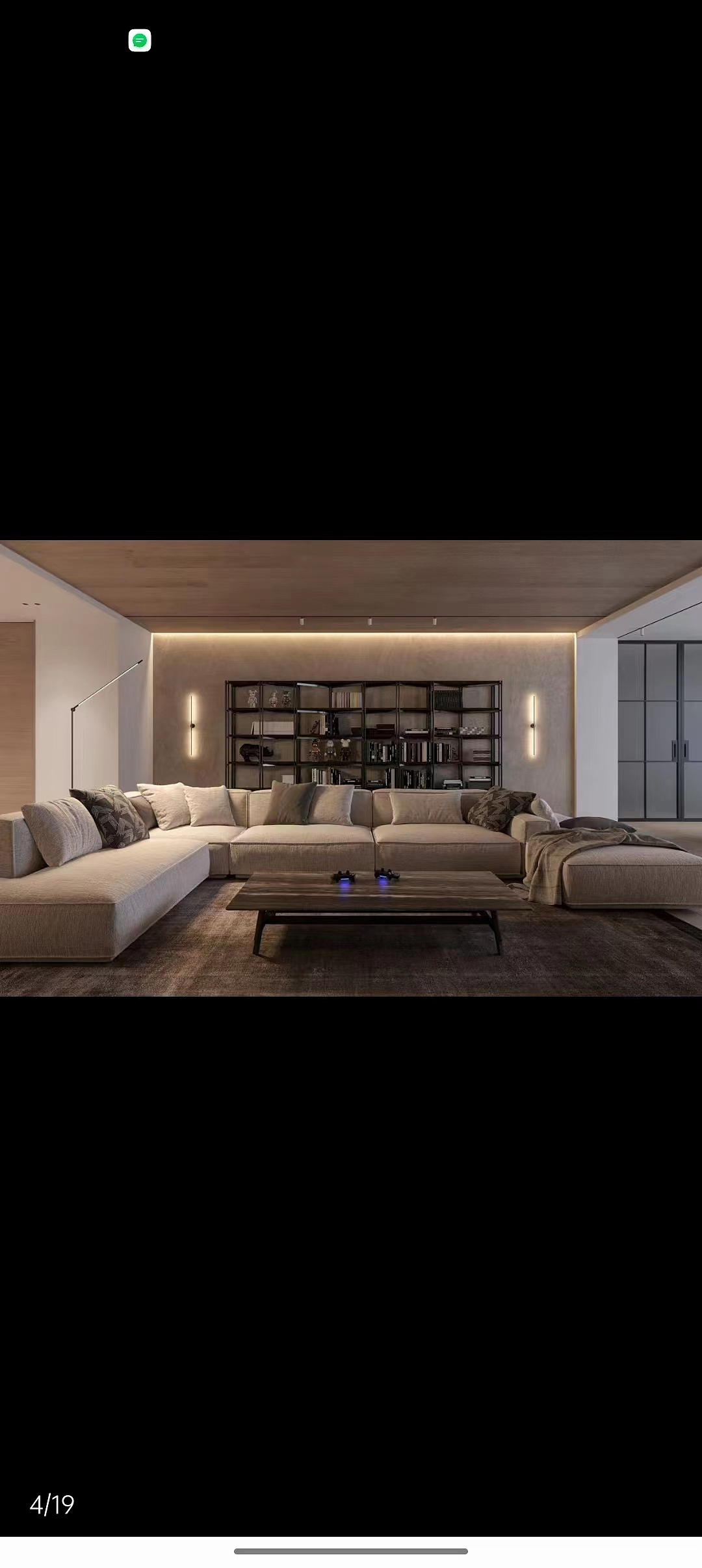 现代舒适不失温馨的同时,保留侘寂的美感