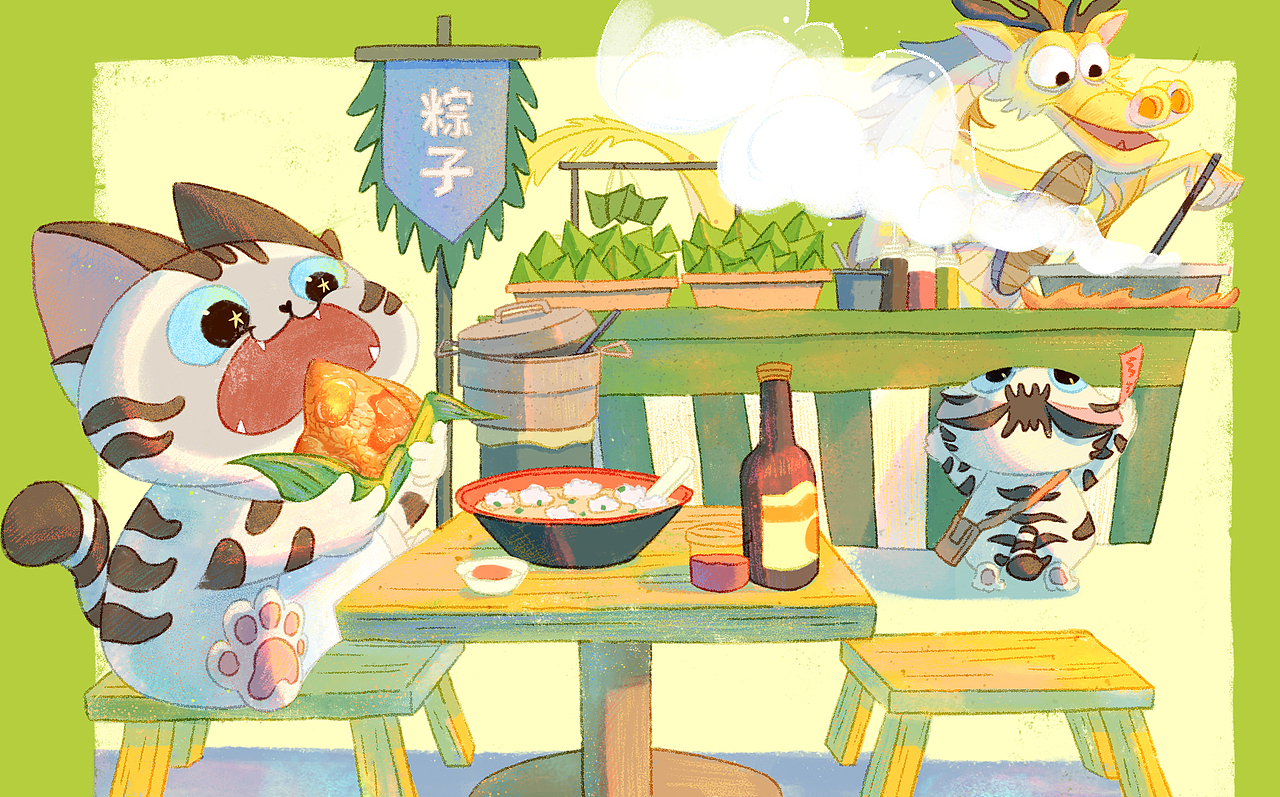 快看！是龙呀！（图ZMzAzNDU0MDUy） - 创作习作 - 站酷设计师我妈说我火好旺原创素材 - 站酷ZCOOL