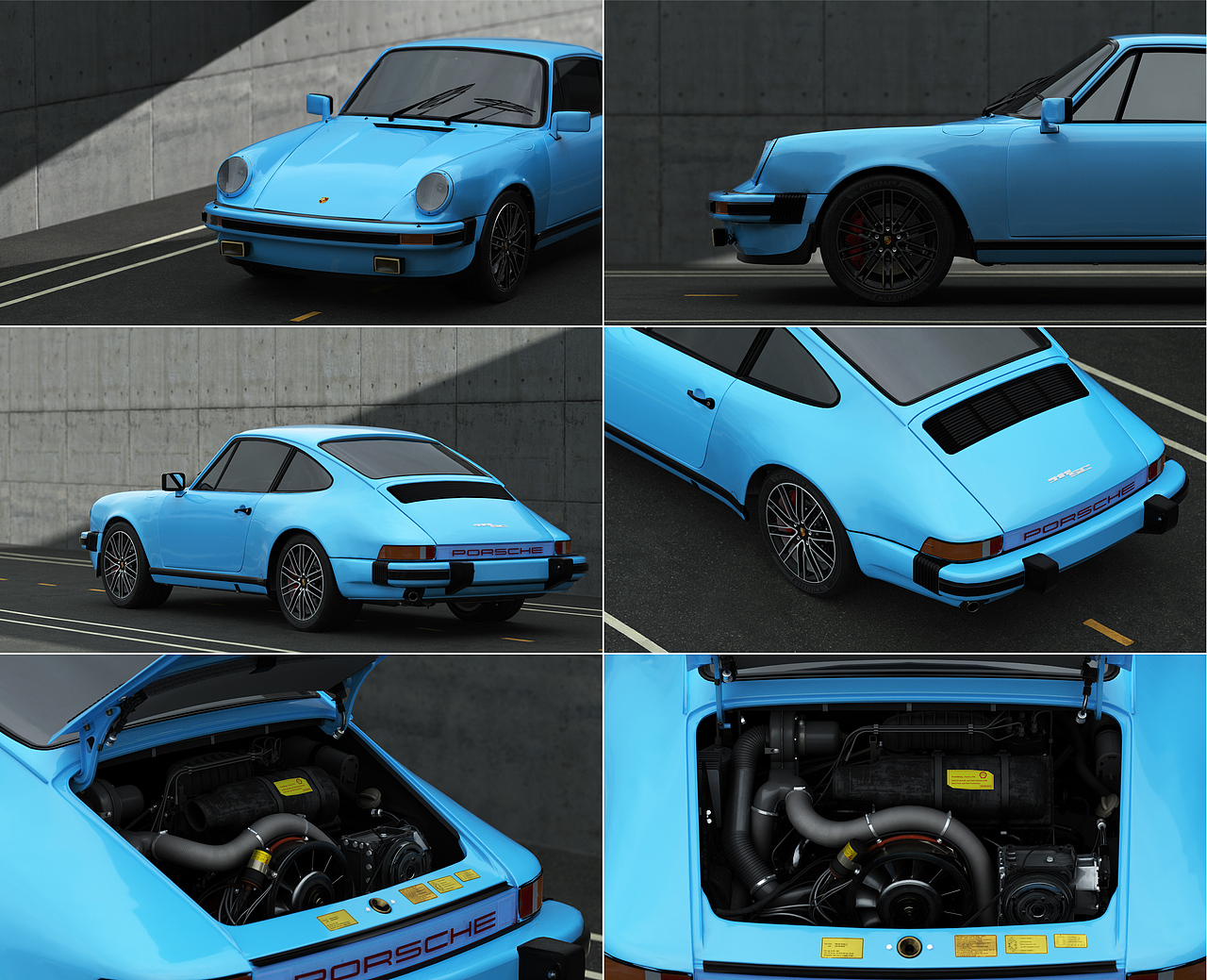 保时捷 911 SC - 汽车渲染（图ZMzM5MTI4MDA4） - 机械/交通 - 站酷设计师立扬fit原创素材 - 站酷ZCOOL