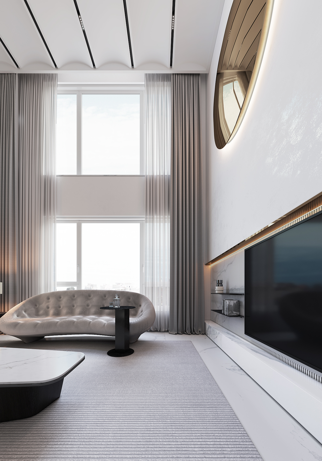 现代客餐厅（图ZMzA3NTM3OTQ4） - 家装设计 - 站酷设计师LM效果图表现师原创素材 - 站酷ZCOOL