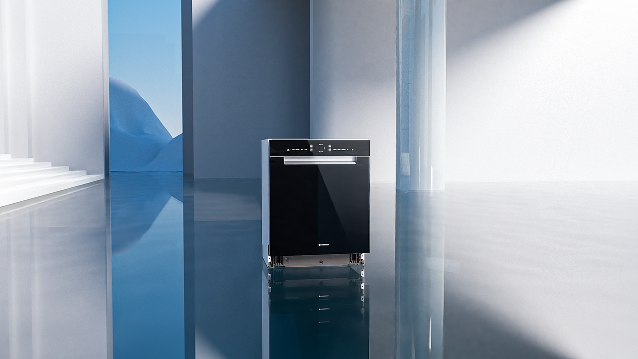 洗碗机三维视频