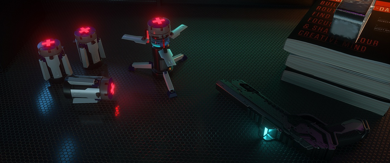 【C4D】赛博朋克之旅