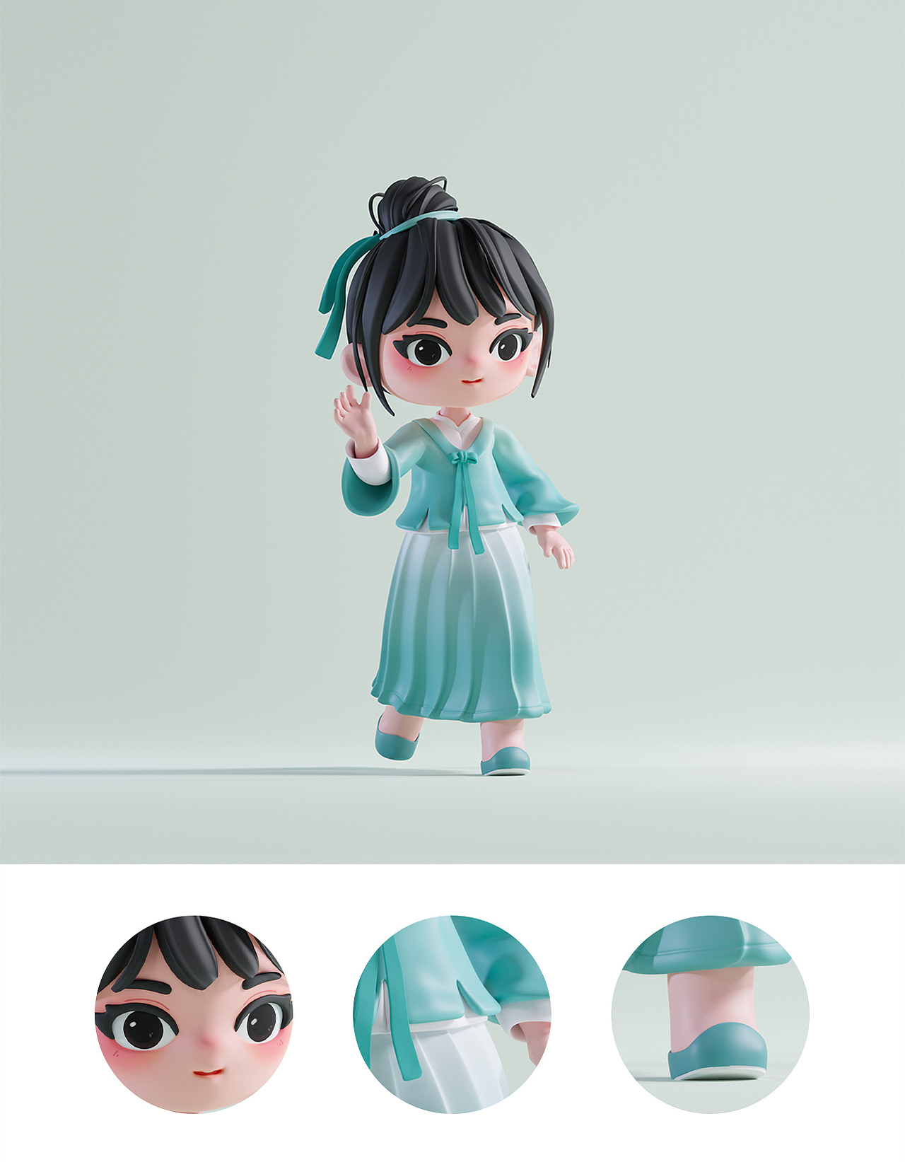 Blender捏个娃（图ZMzMzMDgyMzI0） - 人物/生物 - 站酷设计师宇酱原创素材 - 站酷ZCOOL