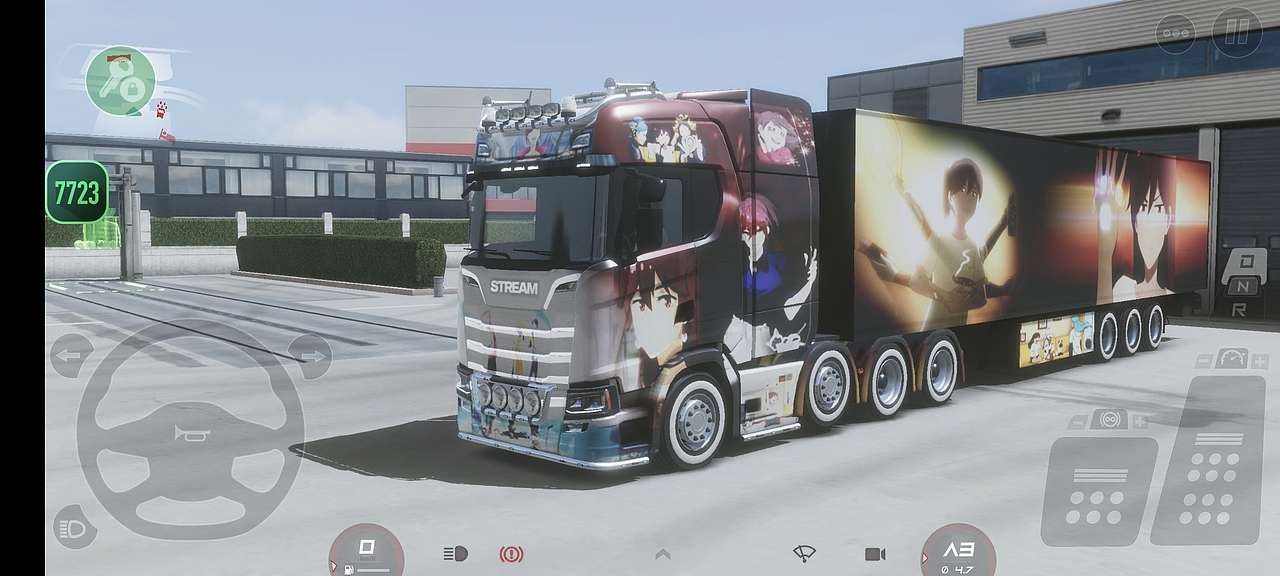 欧洲卡车模拟器3 手游版 自制 插画 涂装（图ZMzY0NzM0NTEy） - 创作习作 - 站酷设计师灬峰灬原创素材 - 站酷ZCOOL