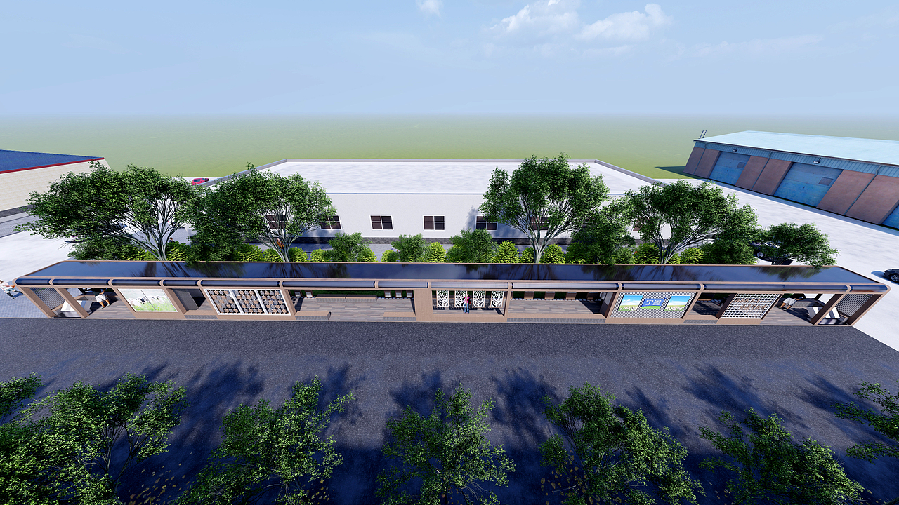 文化长廊（图ZMzI1NjYwMzg4） - 建筑/空间 - 站酷设计师叮当的设计日常原创素材 - 站酷ZCOOL