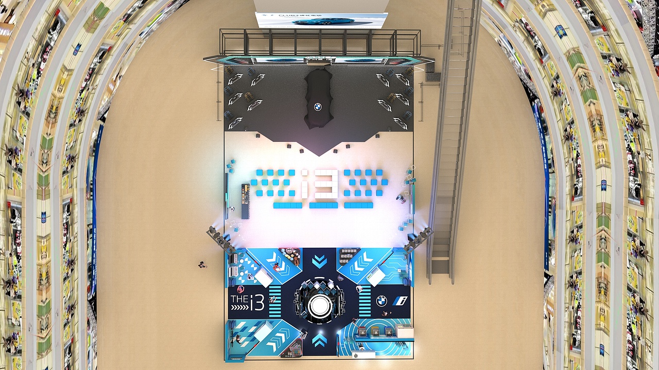 宝马i3上市舞台效果+实景图