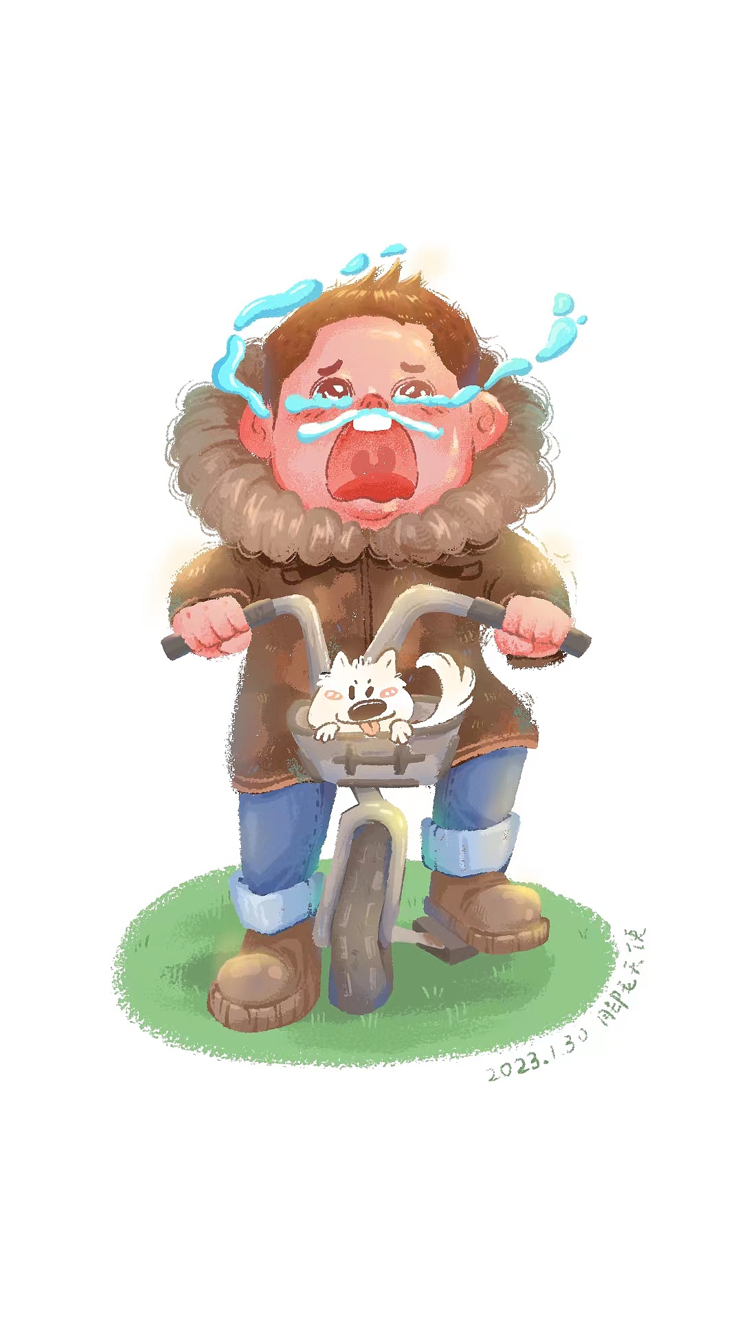 2023年1月插画人物练习（图ZMzI5MjExOTY4） - 创作习作 - 站酷设计师怦怦怦怦原创素材 - 站酷ZCOOL