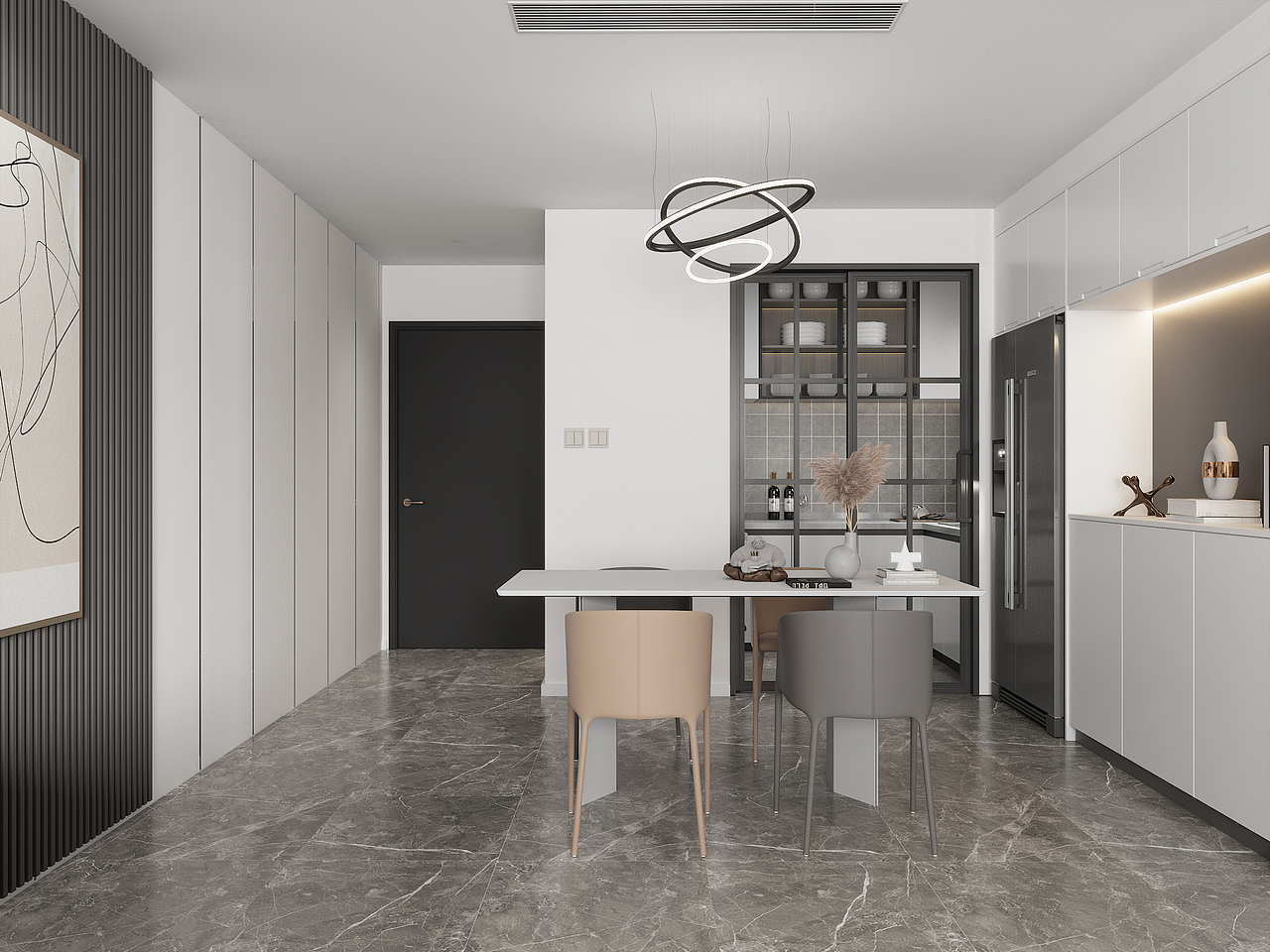 108㎡现代风格样板间