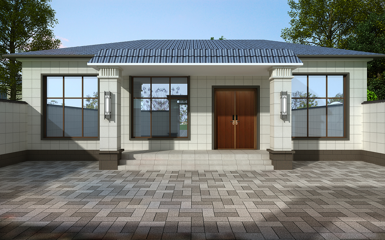 农村自建房（图ZMzI0NjU5NTk2） - 建筑/空间 - 站酷设计师云景工程设计原创素材 - 站酷ZCOOL