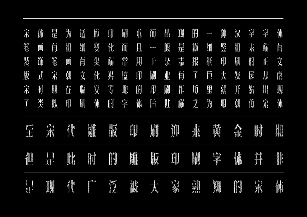 【一祁造字】朗宋体系列新字首发