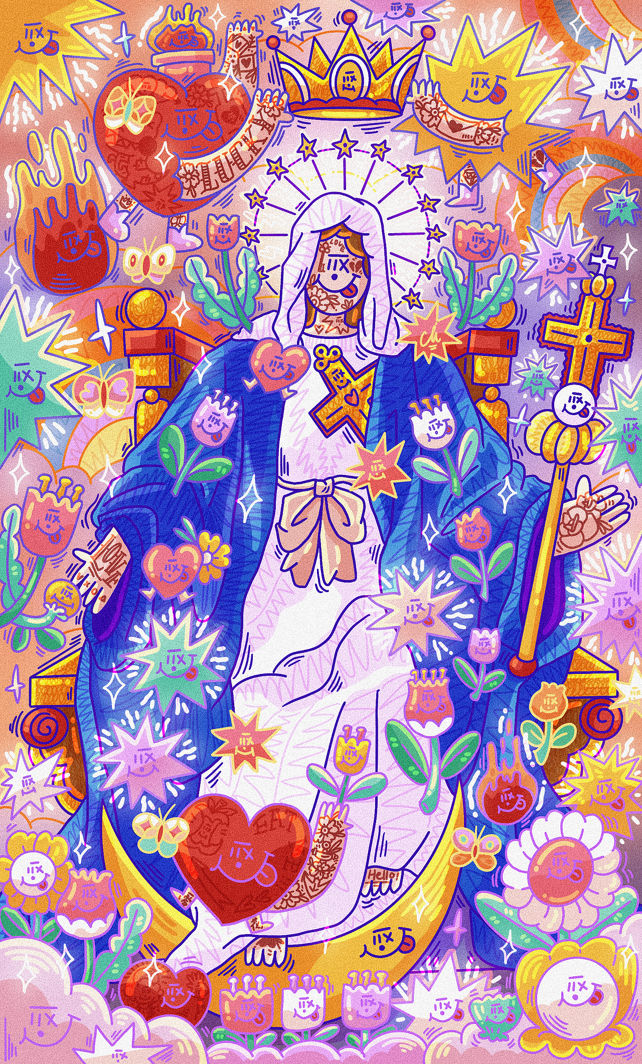 不严肃的神（图ZMzM2NDk1OTA0） - 创作习作 - 站酷设计师Mirror小学徒原创素材 - 站酷ZCOOL