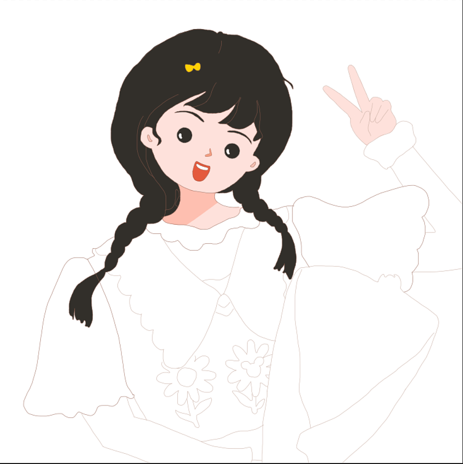 扁平风手绘板插画练习（图ZMzIxMzM0ODMy） - 艺术插画 - 站酷设计师格格茶部落原创素材 - 站酷ZCOOL