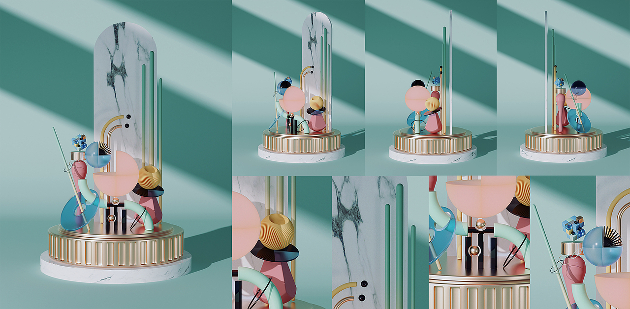 某童鞋的C4D课堂04期第一章【学生作业】整理（图ZMzA1MTg0MDM2） - 其他三维 - 站酷设计师某童鞋原创素材 - 站酷ZCOOL