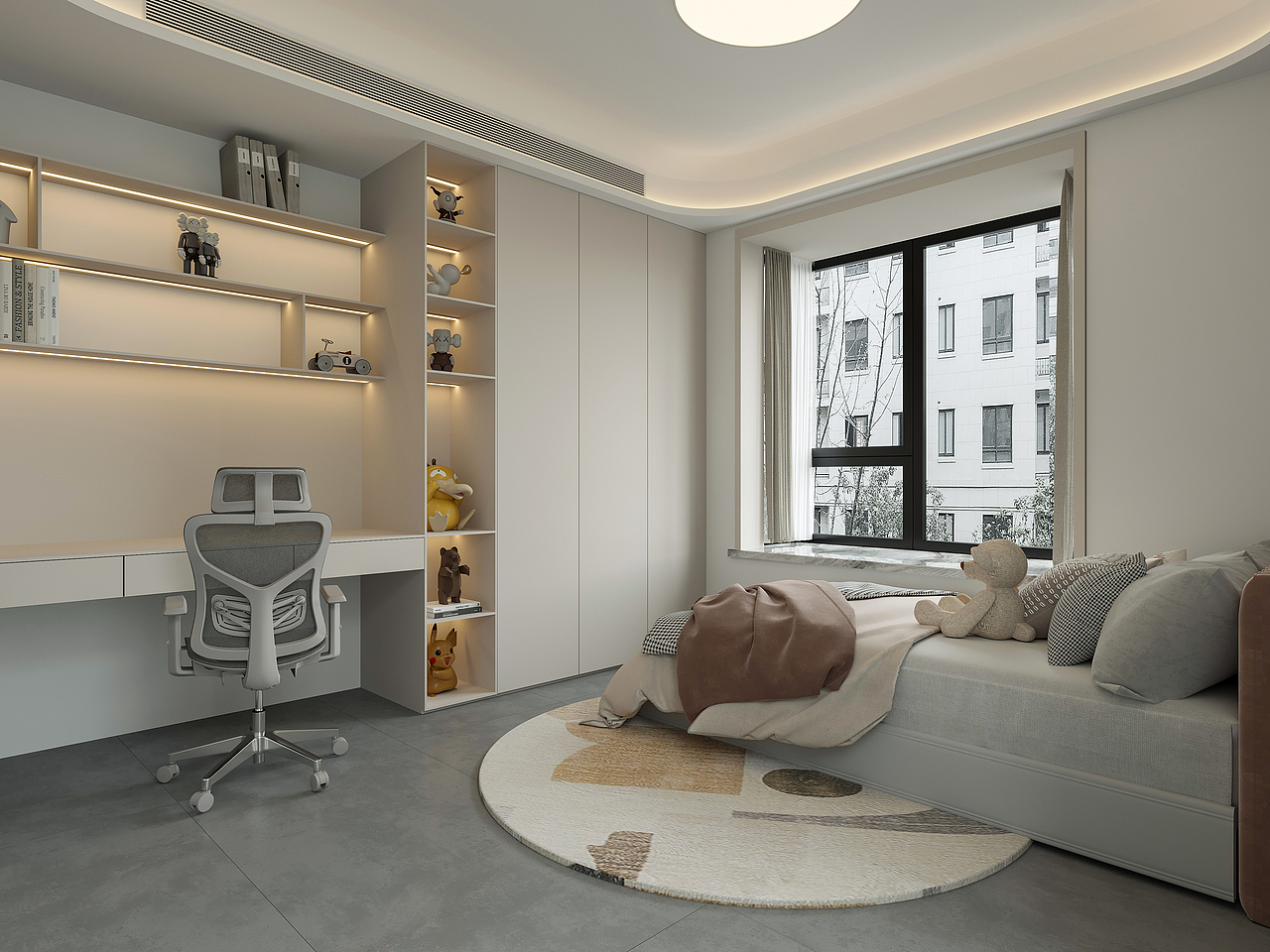 现代简约风格效果图表现