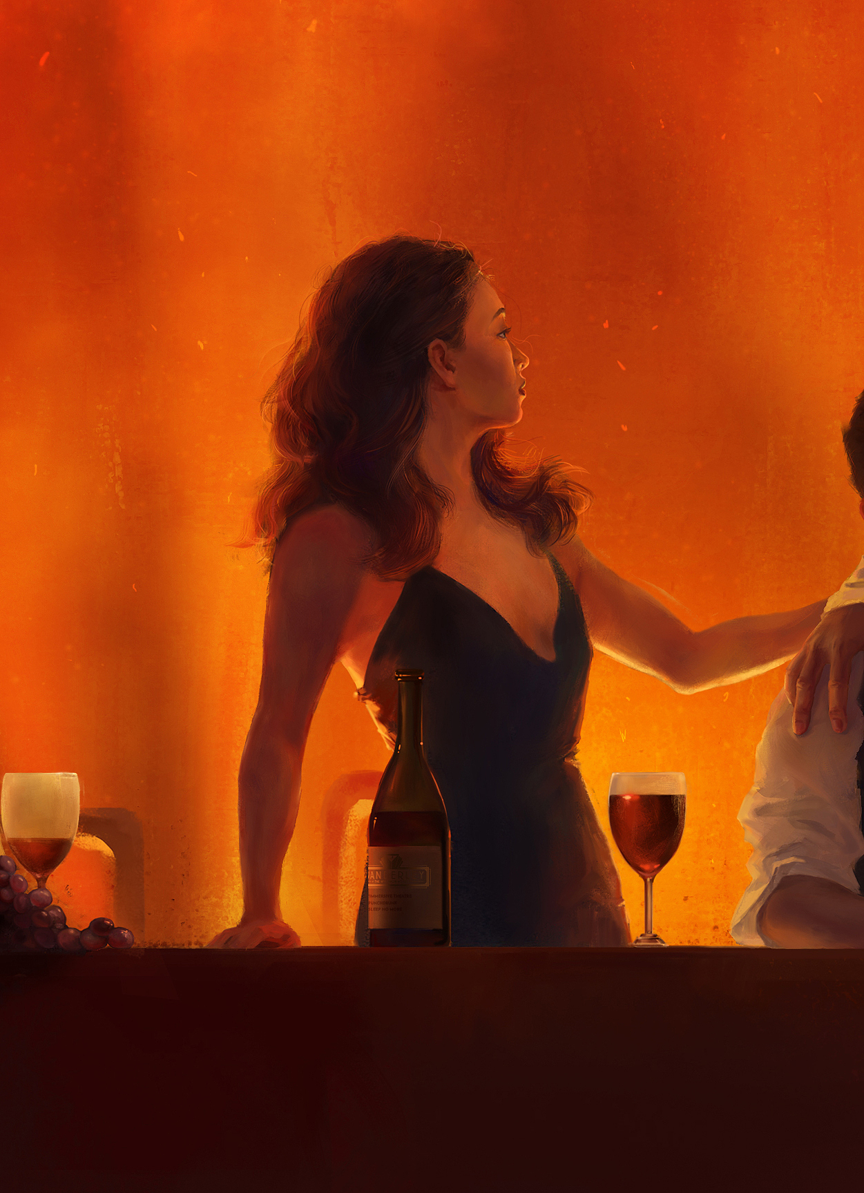 浸入式戏剧《不眠之夜》亚洲驻演五周年纪念海报（图ZMzAyMTgyOTA4） - 商业插画 - 站酷设计师构高创意GoGao原创素材 - 站酷ZCOOL