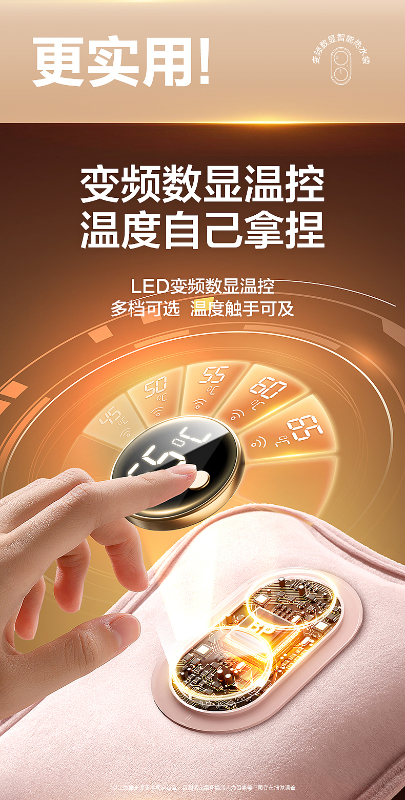 【大爆款】大数显热水袋-2023