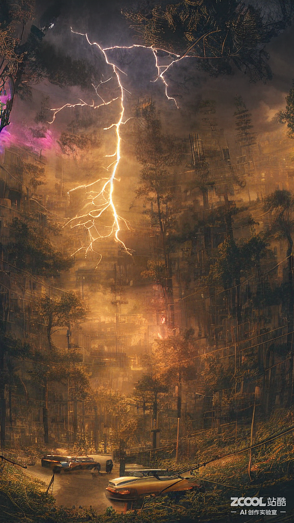 #AI创作实验室#【绝地求生的梦幻森林】