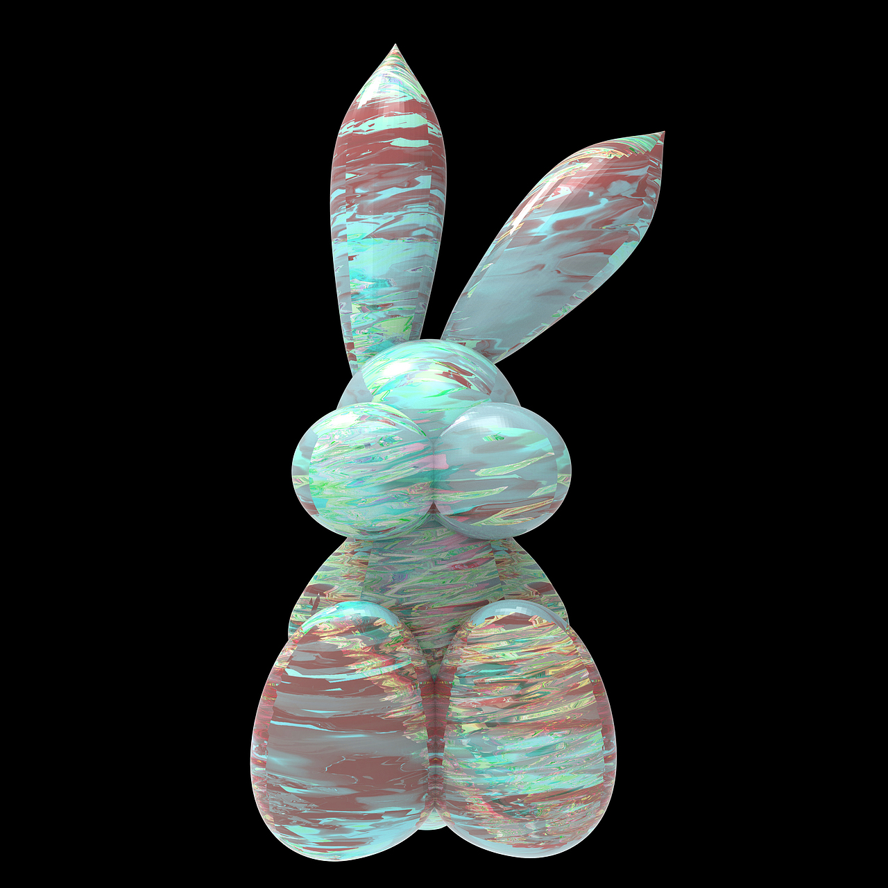 Patterned Bunny - C