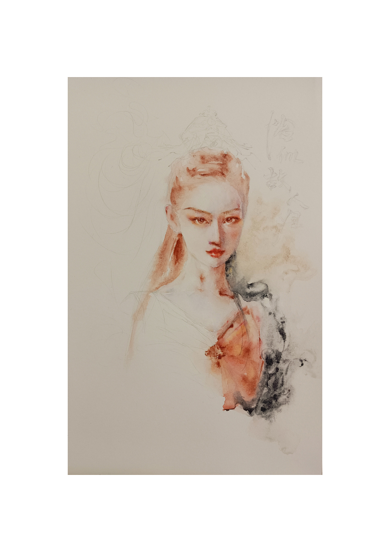 “恰似故人归—顺德仙姬”（图ZMjk2NDMxMjg0） - 绘画 - 站酷设计师爱画画的小雪原创素材 - 站酷ZCOOL