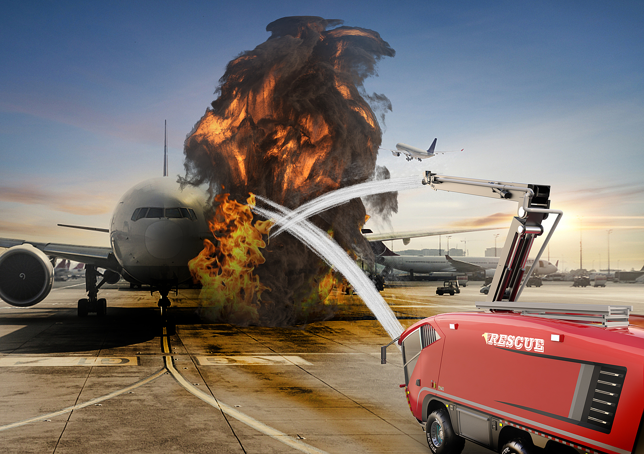 机场消防车概念设计-拓展现实（图ZMzEzMTM1OTI4） - 工业用品/机械 - 站酷设计师Z99781012原创素材 - 站酷ZCOOL