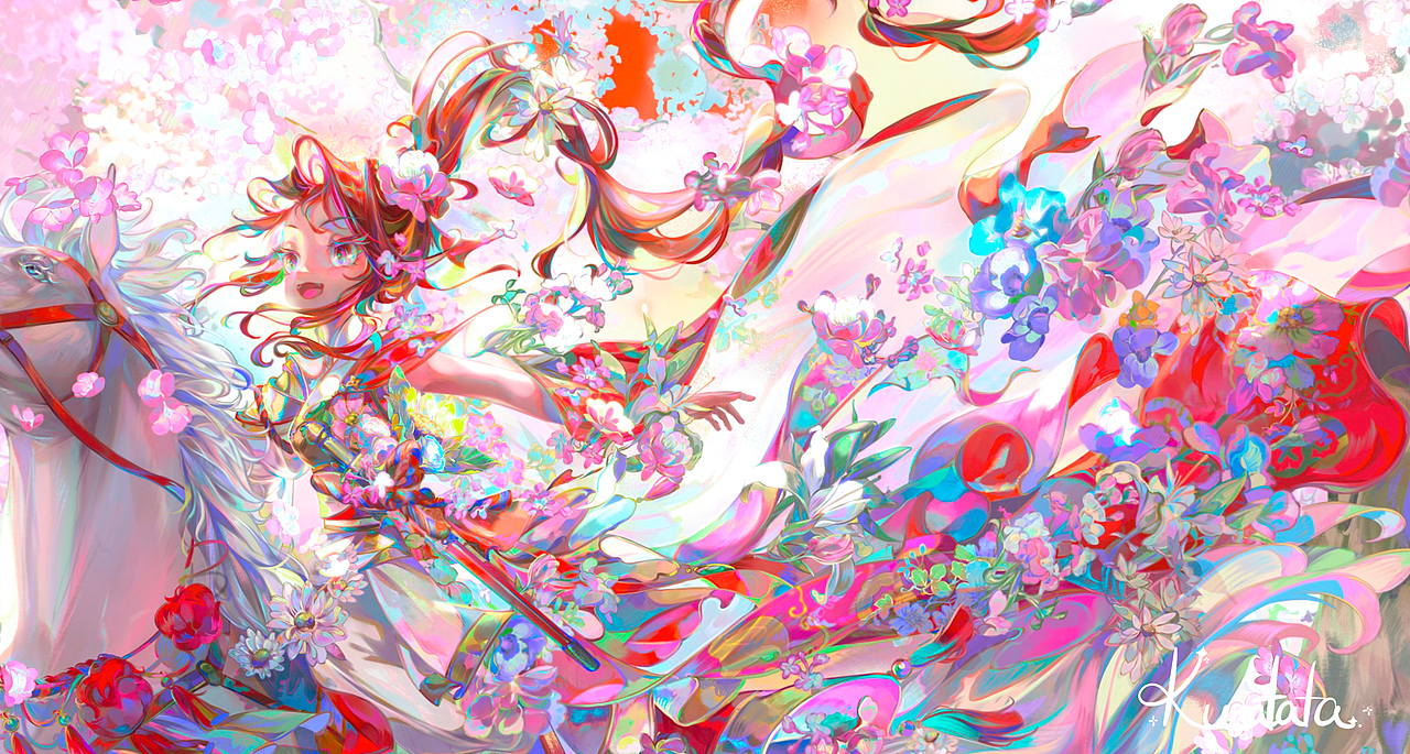 你踏光而来（图ZMzU2MTM2ODA4） - 商业插画 - 站酷设计师KUNATATA原创素材 - 站酷ZCOOL