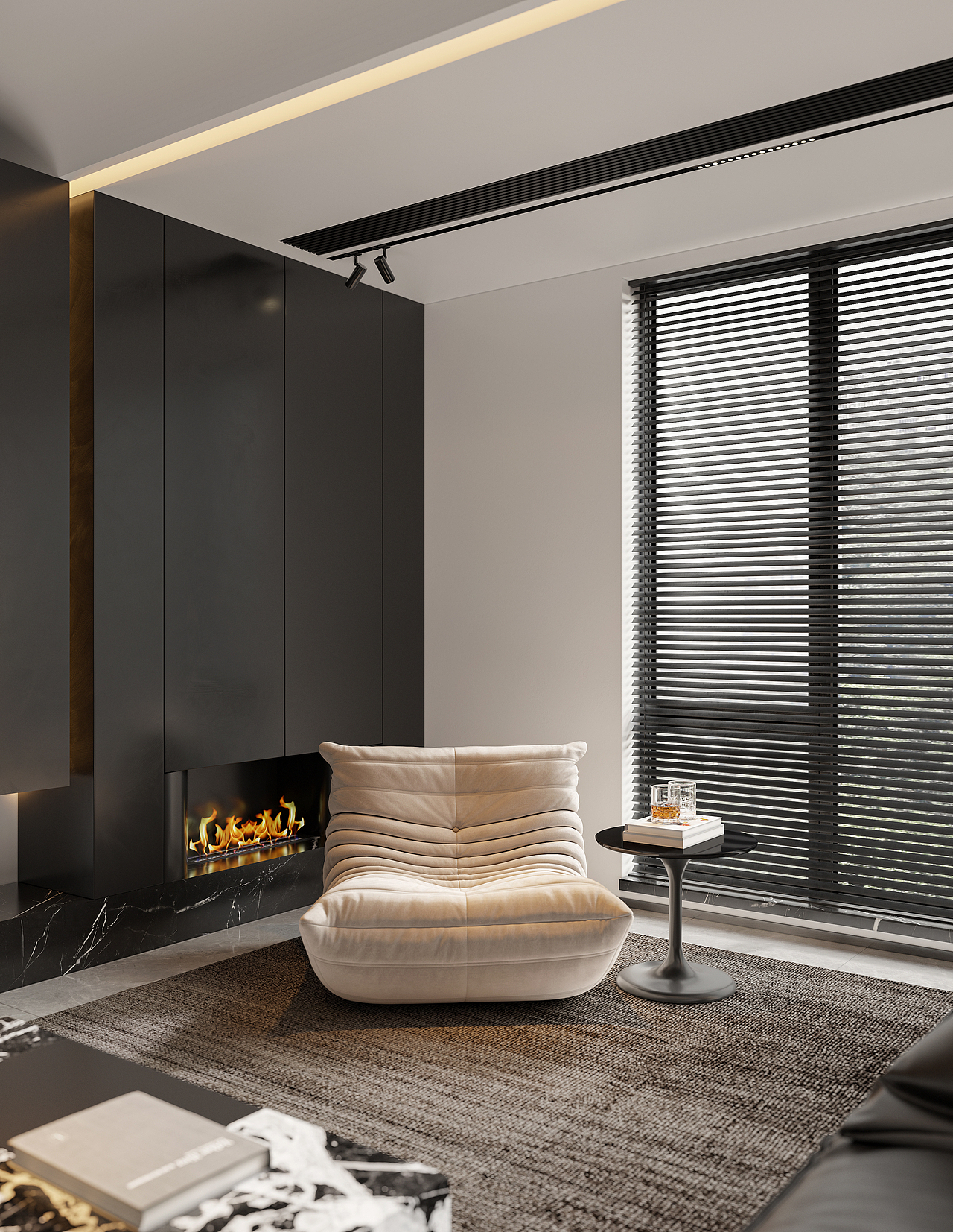 周笙笙全案设计 |134m²格调与品味的极致融合（图ZMzM3ODA1MDgw） - 家装设计 - 站酷设计师周笙笙全案设计原创素材 - 站酷ZCOOL