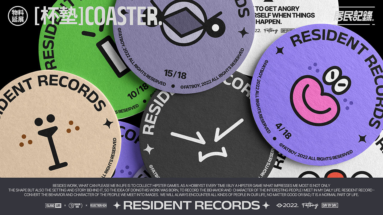 居民記錄 - Resident Records（图ZMzA0OTk5NjI4） - IP形象 - 站酷设计师Fatboy伍胖胖原创素材 - 站酷ZCOOL
