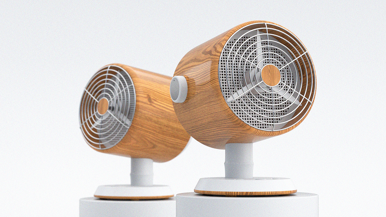 “竹韵清风”日用风扇设计