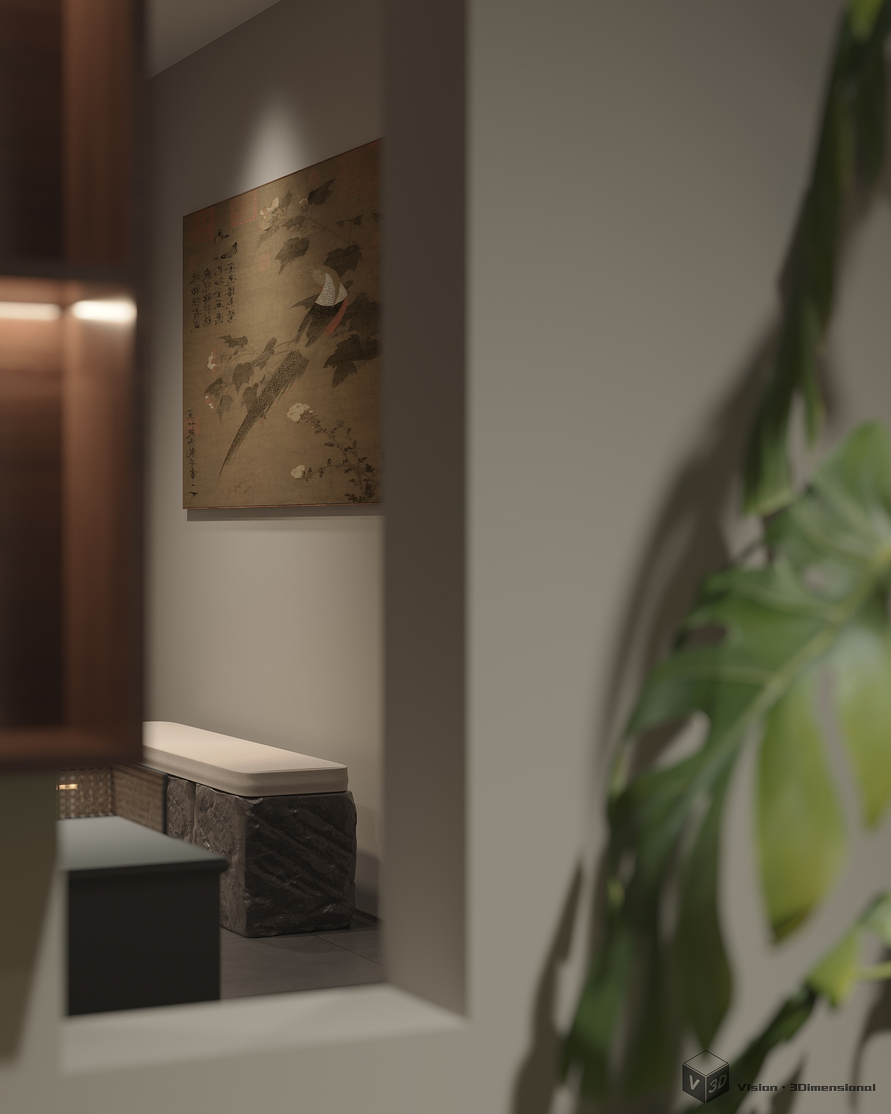 【茶空间渲染】