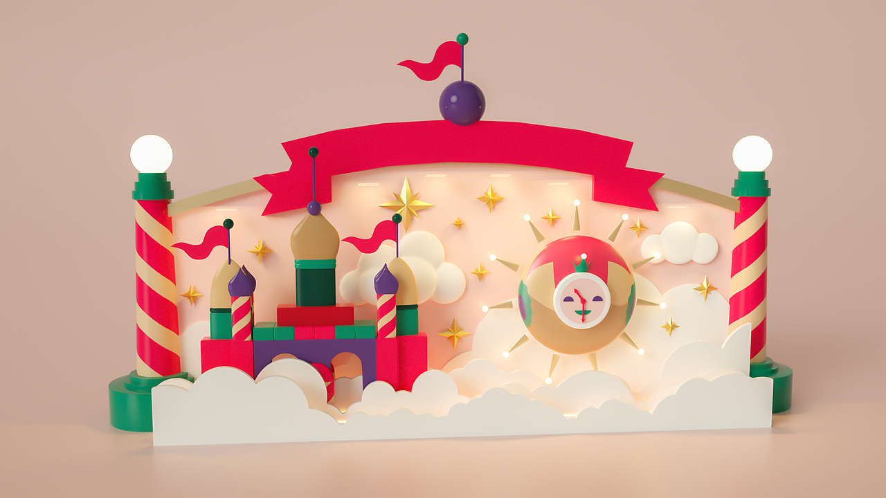 圣诞节装置（图ZMzMwMTk5MDYw） - 其他空间 - 站酷设计师胖星守护者原创素材 - 站酷ZCOOL