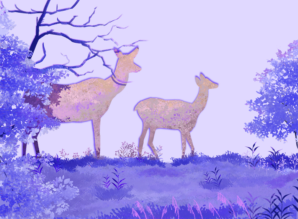 色彩班长打卡练习7（图ZMzExMjM2NzE2） - 艺术插画 - 站酷设计师刚诞生的夏天0709原创素材 - 站酷ZCOOL