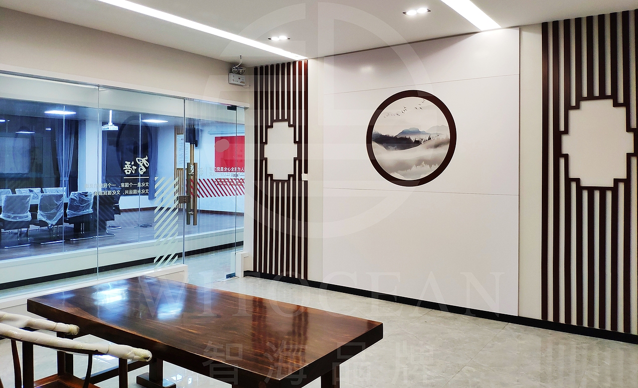 文化展示形象墙-观沟党群服务中心（图ZMzQxMjg1ODEy） - 商业空间设计 - 站酷设计师河南智海品牌企划原创素材 - 站酷ZCOOL