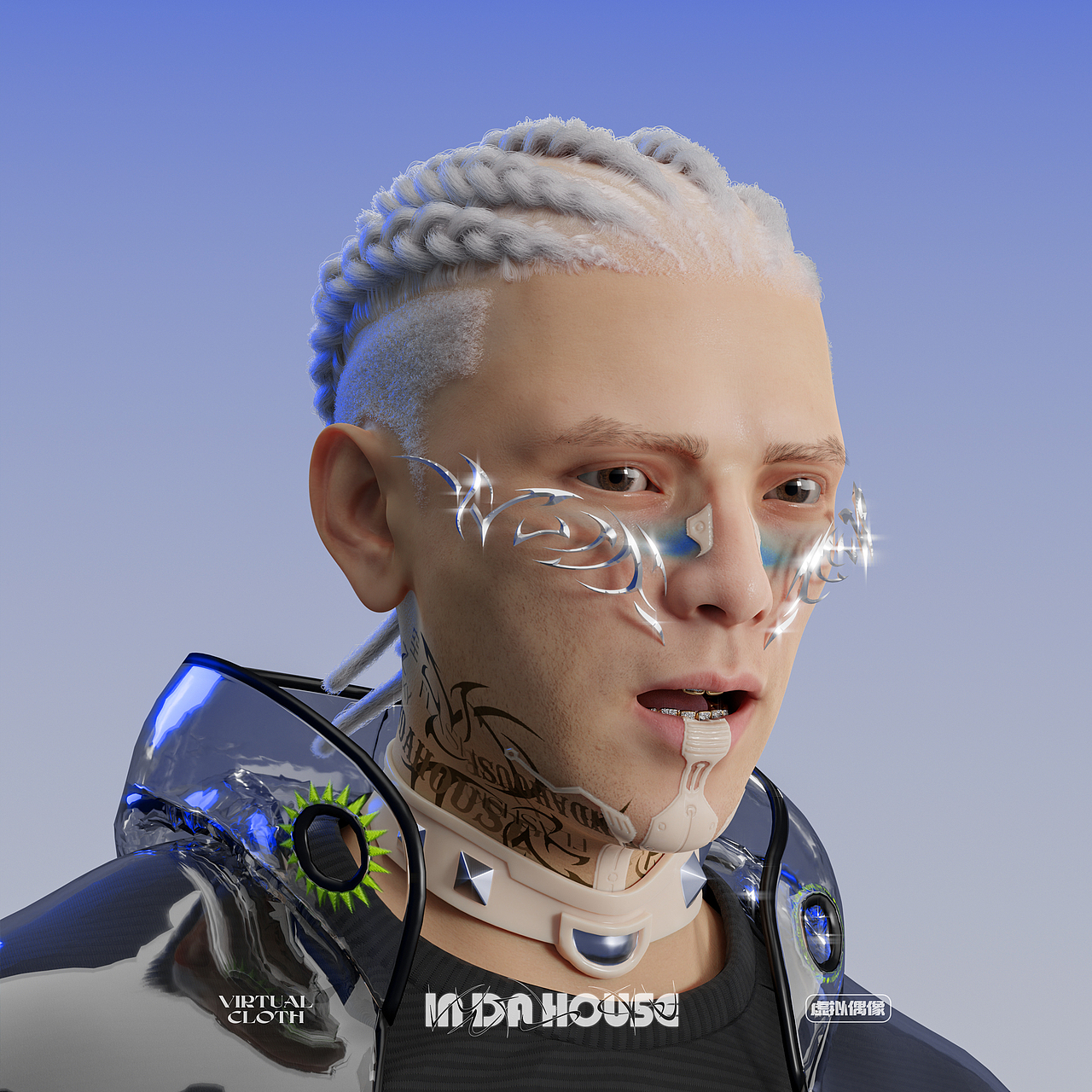 INDAHOUSE·虚拟偶像·虚拟服饰·ip表情