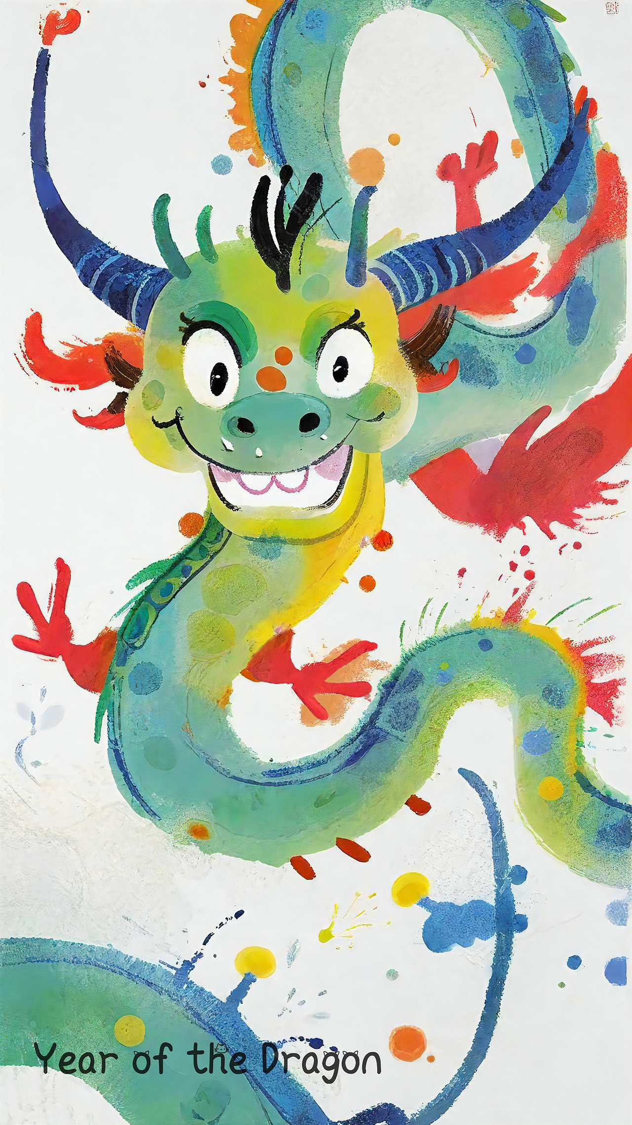 🐉 🎨 呆萌水彩龙，萌化了（图ZMzU5ODU1MzM2） - 儿童插画 - 站酷设计师Abby迷你兜兜原创素材 - 站酷ZCOOL