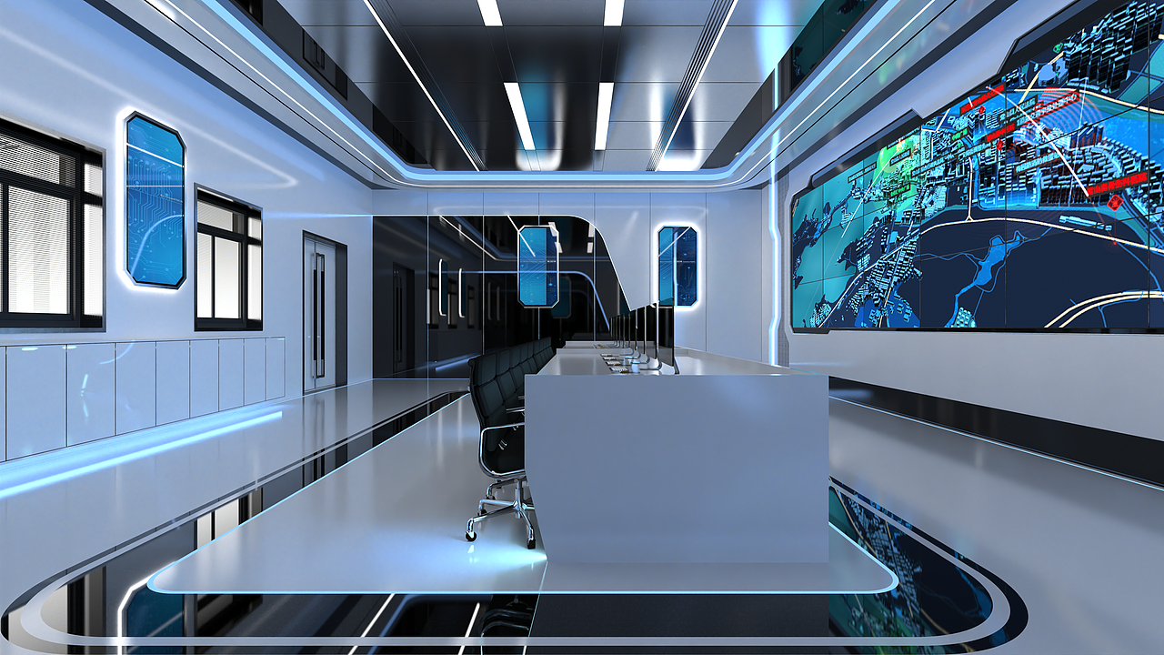 理工大学指挥中心（图ZMzA2NzA0Mzcy） - 展陈设计 - 站酷设计师博德之门原创素材 - 站酷ZCOOL