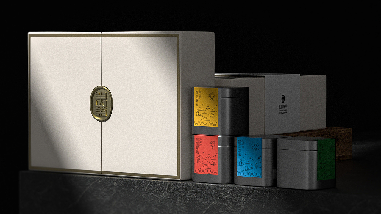 半山茶｜潮汕凤凰单丛茶叶包装设计（图ZMzAxNjgzNjI0） - 包装 - 站酷设计师吴志杰_zj原创素材 - 站酷ZCOOL