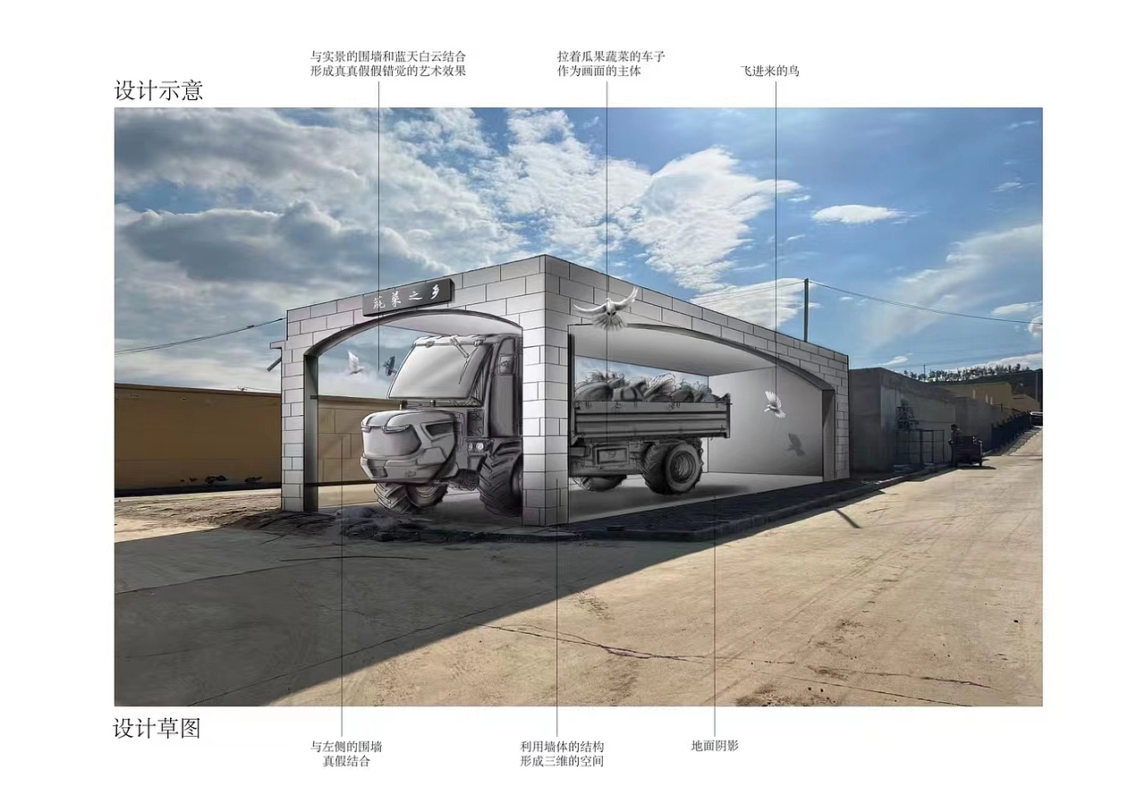 墙绘设计 3D错觉设计（图ZMzE2NTY3Njgw） - 其他平面 - 站酷设计师王峥至创意艺术原创素材 - 站酷ZCOOL