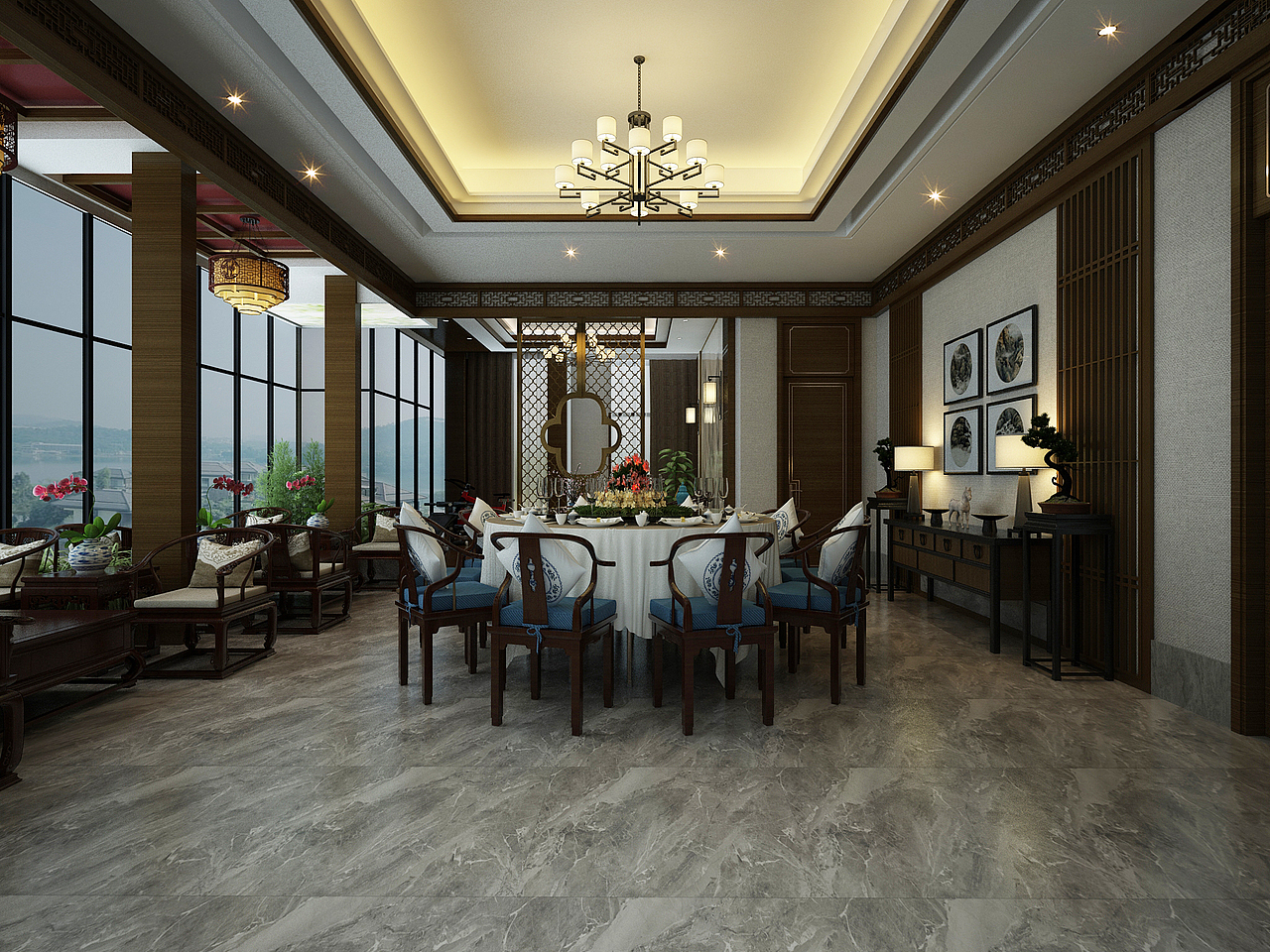 银川办公室装修设计效果图|银川装修公司