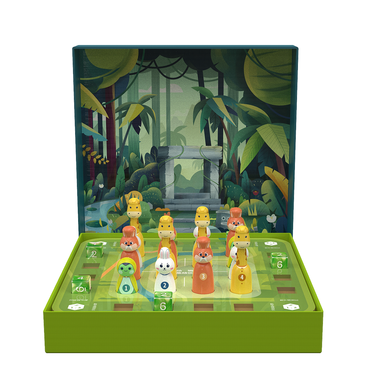 【丛林探险队】创意桌游产品设计(图ZMzEwNDAxMzAw) - 玩具 - 站酷设计师李七寸原创素材 - 站酷ZCOOL