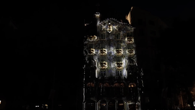 建筑投影 | NFT、AI数据雕塑和数字光影秀（图ZMzAwOTc3MzY4） - 建筑/空间 - 站酷设计师耳总人于原创素材 - 站酷ZCOOL