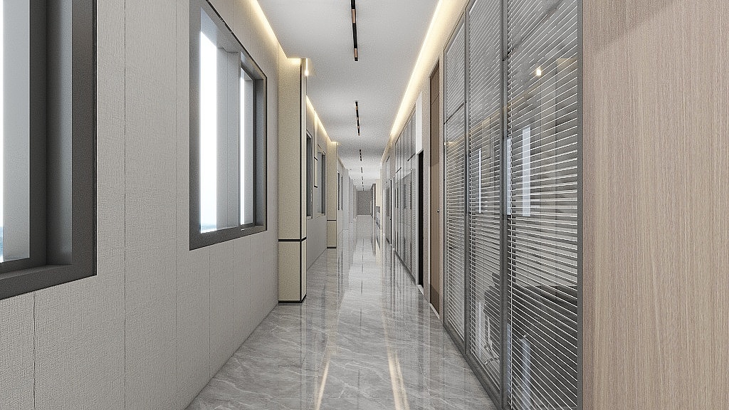 扬州市实业公司办公空间会议室总经理办公室资料室设计（图ZMzY0MzkwNjg4） - 商业空间设计 - 站酷设计师认真工作开心学习原创素材 - 站酷ZCOOL