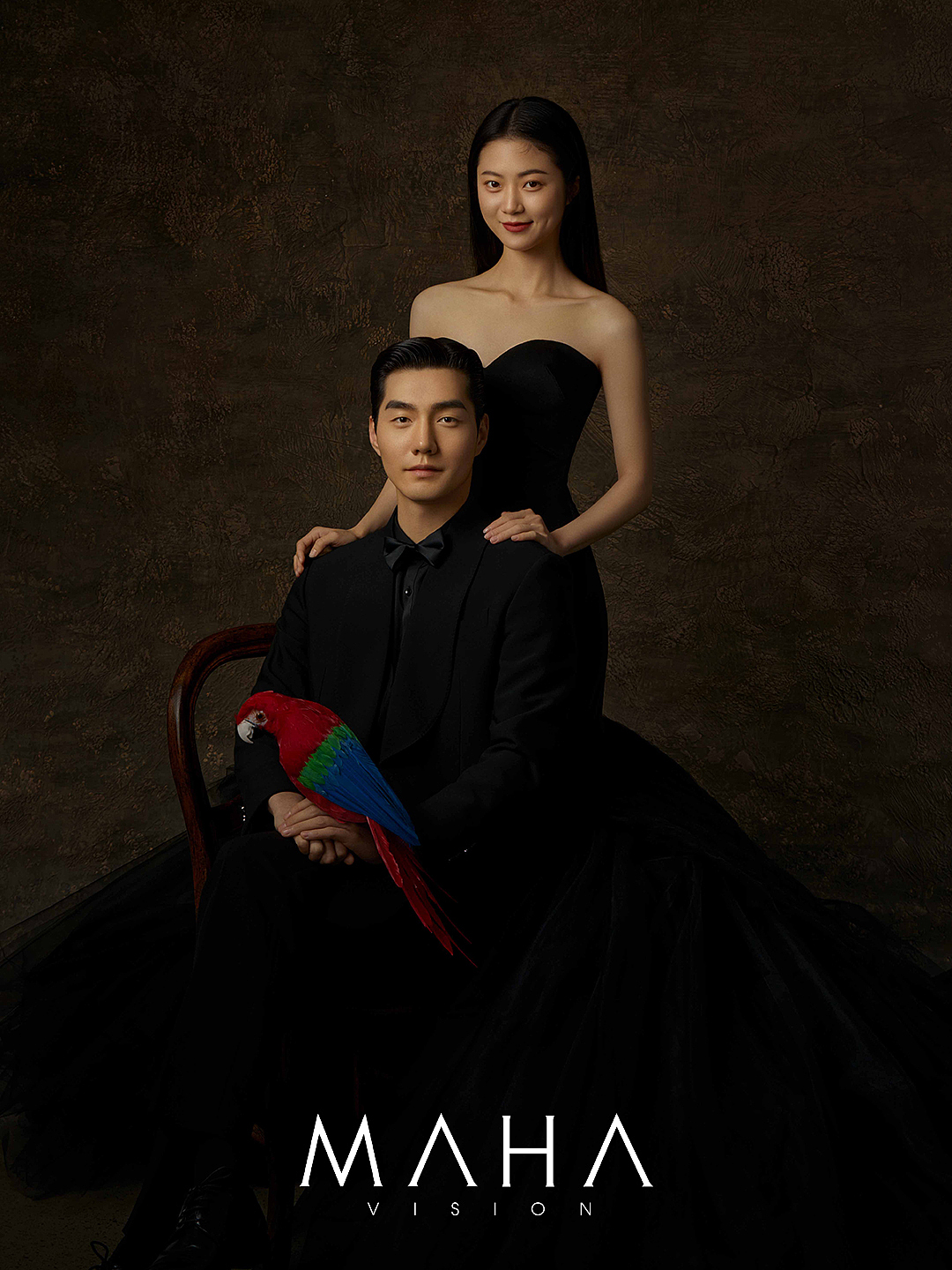 MAHA丨黑天鹅油画婚纱照（图ZMzYwODU3MjU2） - 人像摄影 - 站酷设计师MAHA贾潇原创素材 - 站酷ZCOOL