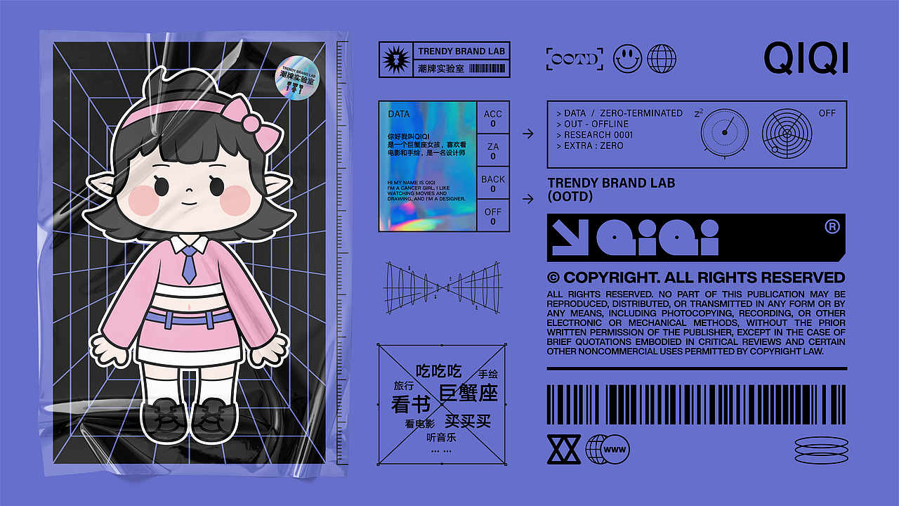 潮牌实验室Trendy Brand Lab｜品牌设计｜白日梦Design（图ZMzE3MTg5MzA4） - IP形象 - 站酷设计师白日梦Design原创素材 - 站酷ZCOOL