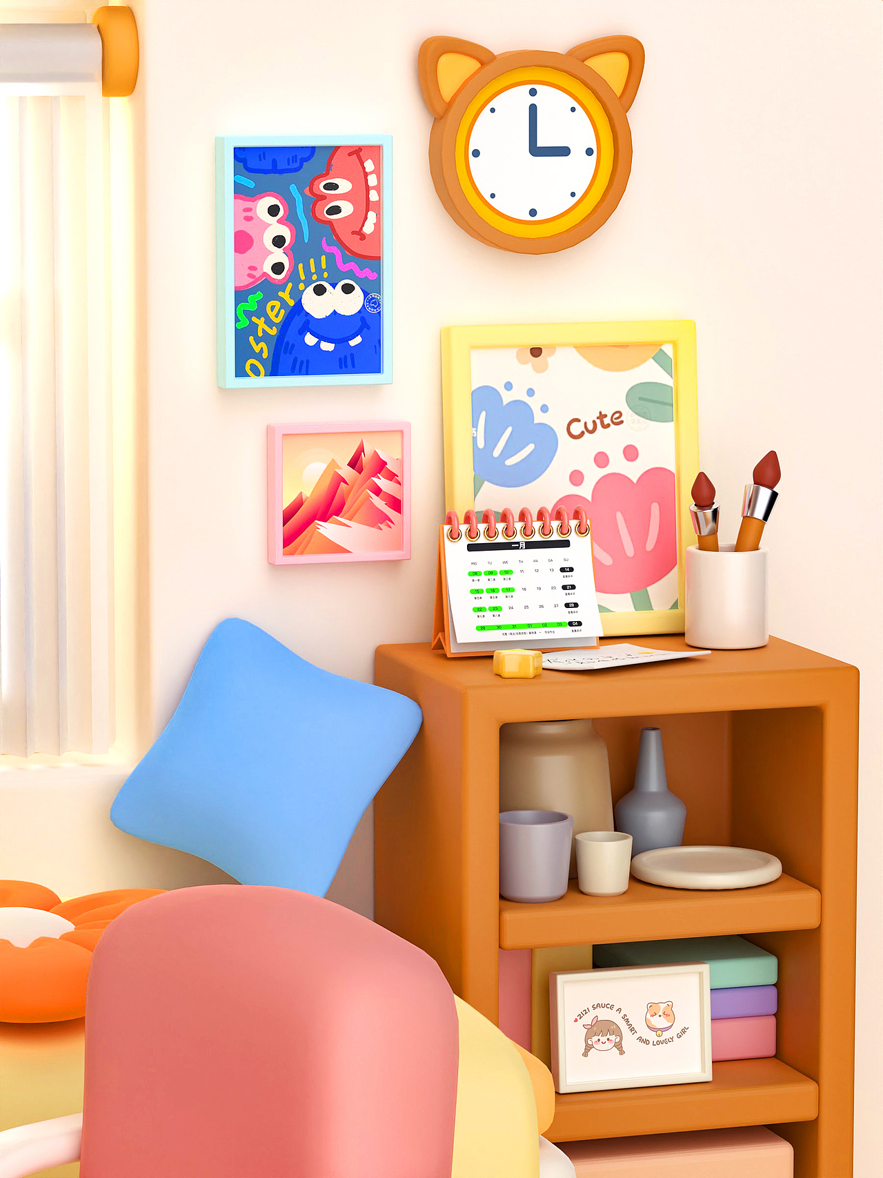 Blender第三课之温暖小场景练习(带小视频哟)