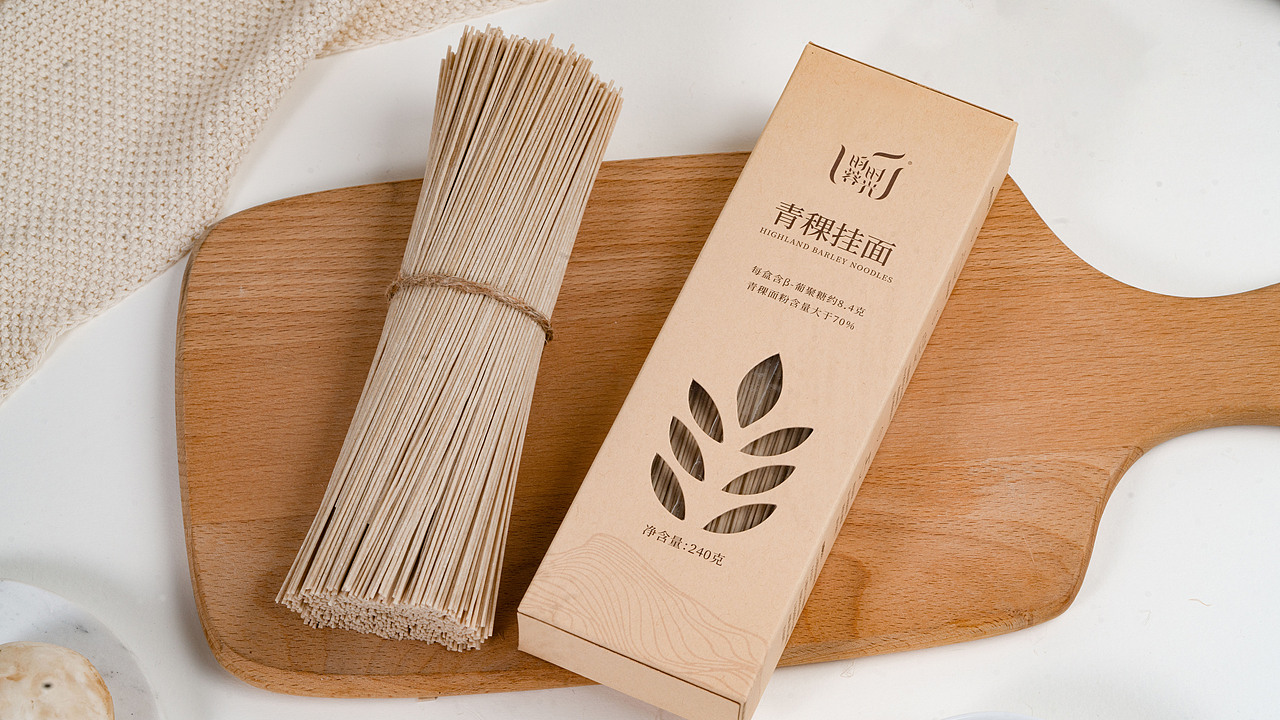 青稞挂面&青稞挂面礼盒拍摄