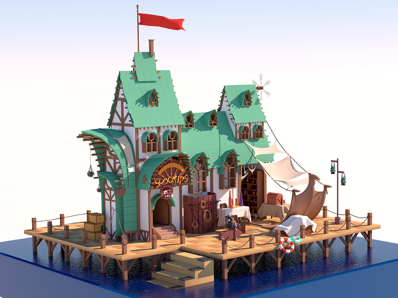 之前做的一些C4D练习作品（图ZMzQ4NzAyMTMy） - 其他三维 - 站酷设计师烟雨楼忆相思原创素材 - 站酷ZCOOL