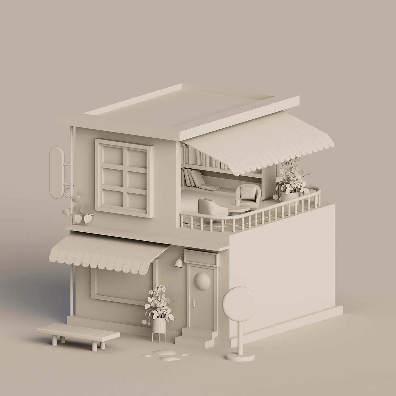 3D作品（图ZMzE0NjkxNDc2） - 建筑/空间 - 站酷设计师良同学原创素材 - 站酷ZCOOL
