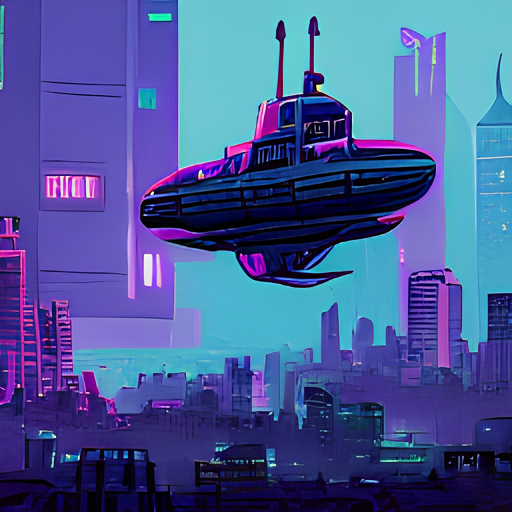 #wow+数字艺术nft超现实空间鲸鱼海豚赛博朋克