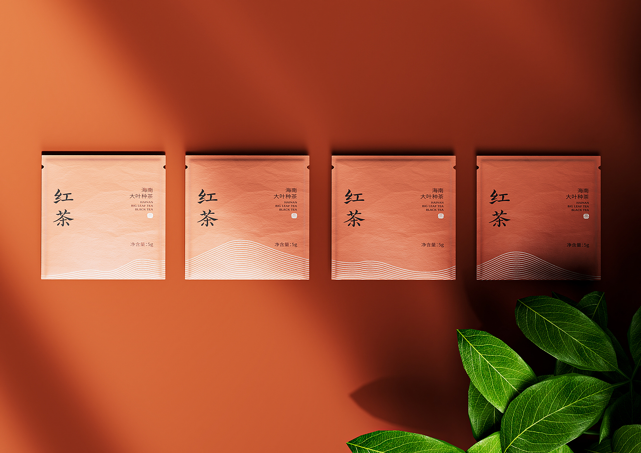 见·山海丨海南大叶茶包装设计