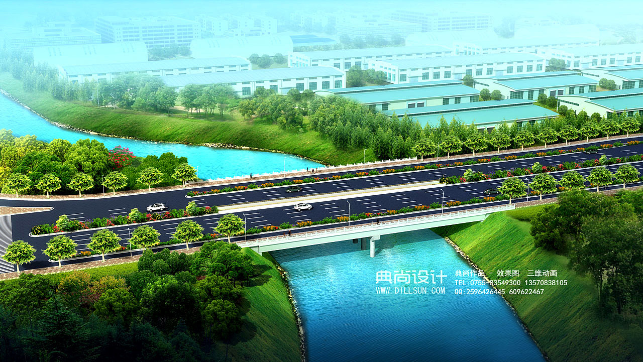 桥梁设计效果图 3